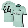 Maglia ufficiale Chelsea James 24 Alternativa 2023-24 per Uomo